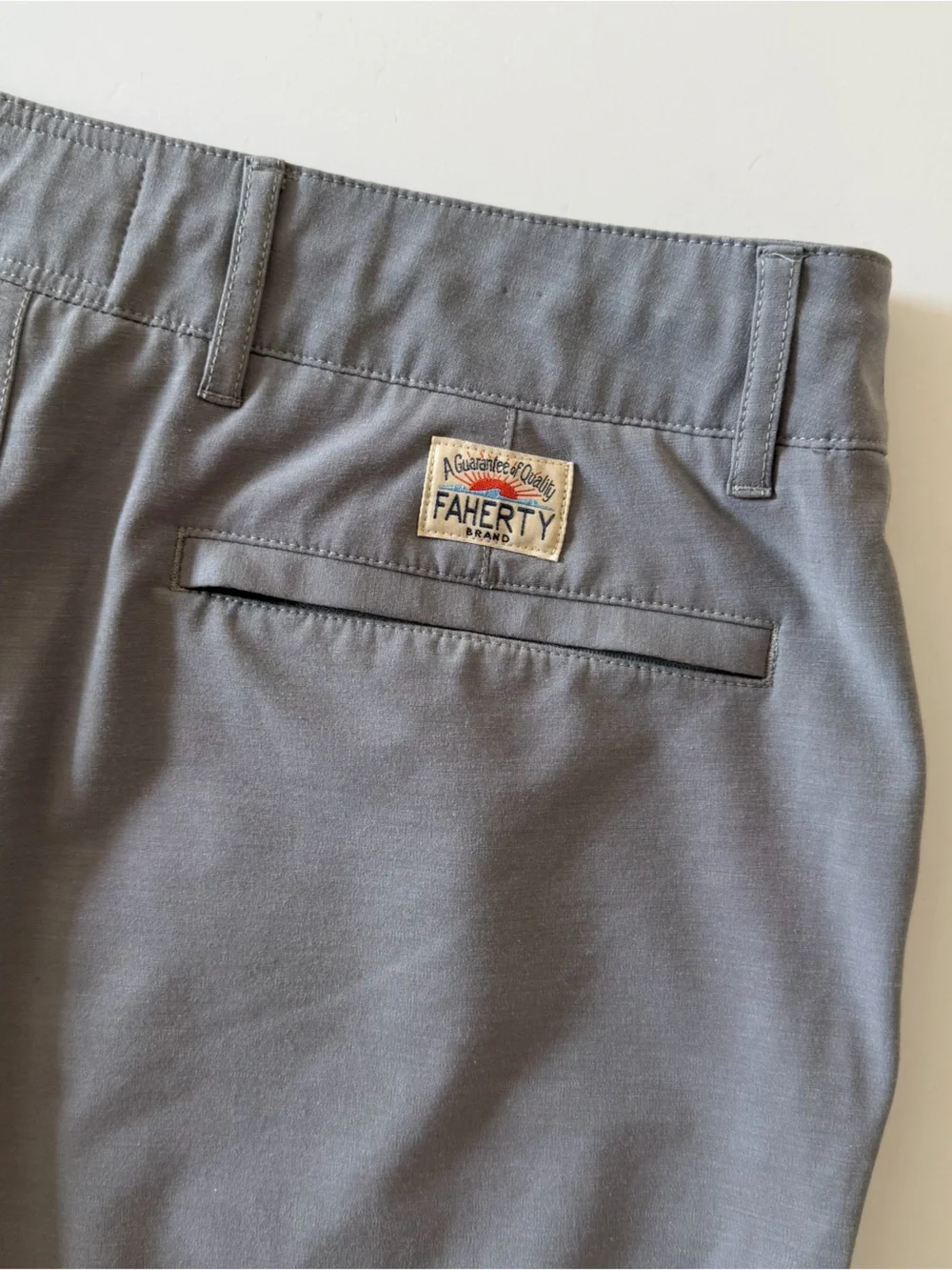 Faherty Shorts Womens 30 Gray All Day Shorts Performance